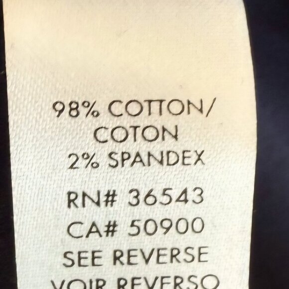 Calvin Klein Blue Office dress shirt black trim button down Wrinkle Resistant M - Picture 4 of 4